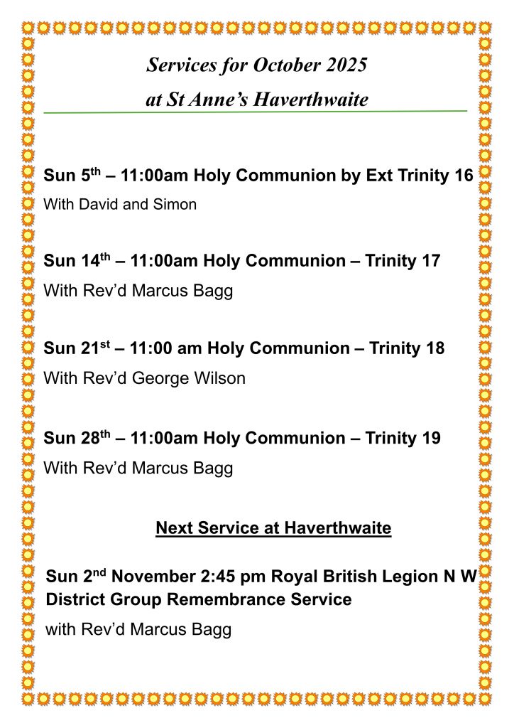 October Services